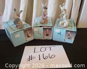 MaxSold Auction: Lot of 3 Lladró Porcelain Figurines — Children in Bunny Costumes - San Jose (California, USA) PARTNER MANAGED Estate Sale Online Auction - Dunn Ave