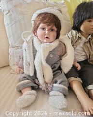 MaxSold Auction: Lot of 3 Porcelain/Collector Dolls, 18–24 in - San Jose (California, USA) PARTNER MANAGED Estate Sale Online Auction - Dunn Ave