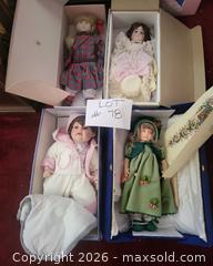 MaxSold Auction: Lot of 4 Collector Porcelain & Felt Dolls (Lenci/Cathy/Pauline & Gorham) - San Jose (California, USA) PARTNER MANAGED Estate Sale Online Auction - Dunn Ave
