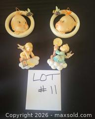 MaxSold Auction: Lot of 4 Goebel Hummels Mid-Century Ceramic Nursery Angel Wall Plaques - San Jose (California, USA) PARTNER MANAGED Estate Sale Online Auction - Dunn Ave