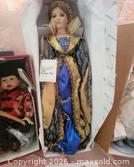 MaxSold Auction: Lot of 5 Porcelain/Bisque Collectible Dolls in Boxes - San Jose (California, USA) PARTNER MANAGED Estate Sale Online Auction - Dunn Ave