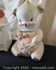 MaxSold Auction: Lot of 6 Vintage Ceramic/Porcelain Cookie Jars & Figurines - San Jose (California, USA) PARTNER MANAGED Estate Sale Online Auction - Dunn Ave