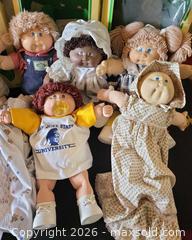 MaxSold Auction: Lot of 7 Cabbage Patch Kids Dolls (Vinyl Head, Cloth Body) - San Jose (California, USA) PARTNER MANAGED Estate Sale Online Auction - Dunn Ave