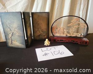 MaxSold Auction: Lot of East Asian Decorative Items — Wood, Glass, Bone, Resin - San Jose (California, USA) PARTNER MANAGED Estate Sale Online Auction - Dunn Ave