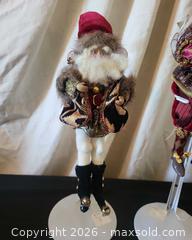MaxSold Auction: Mark Roberts pair of Santa figurines, 8–9 in - San Jose (California, USA) PARTNER MANAGED Estate Sale Online Auction - Dunn Ave