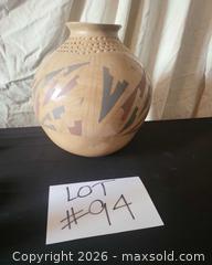 MaxSold Auction: Mata Ortiz Pottery ~ Benjamin Soto signed coiled vessel - San Jose (California, USA) PARTNER MANAGED Estate Sale Online Auction - Dunn Ave