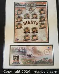MaxSold Auction: Matted/Framed Baseball Commemorative Prints Lot – Giants & A's - San Jose (California, USA) PARTNER MANAGED Estate Sale Online Auction - Dunn Ave
