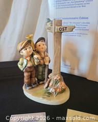 MaxSold Auction: M.I. Hummel (Goebel) "Crossroads" Porcelain Figurine, 7" - San Jose (California, USA) PARTNER MANAGED Estate Sale Online Auction - Dunn Ave