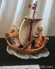 MaxSold Auction: M.I. Hummel / Goebel Porcelain Children in Boat "Land in Site" with Original Box  - San Jose (California, USA) PARTNER MANAGED Estate Sale Online Auction - Dunn Ave