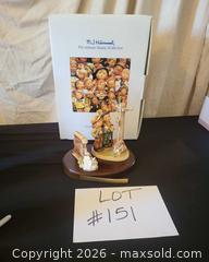 MaxSold Auction: M.I. Hummel Porcelain Figurine Display on Wood Base - San Jose (California, USA) PARTNER MANAGED Estate Sale Online Auction - Dunn Ave