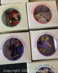 MaxSold Auction: Muffy VanderBear Miniature Christmas Ornaments Lot 16 pcs - San Jose (California, USA) PARTNER MANAGED Estate Sale Online Auction - Dunn Ave