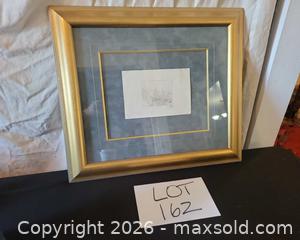 MaxSold Auction: Original Framed Pencil Sketch,  Thomas Kinkade - San Jose (California, USA) PARTNER MANAGED Estate Sale Online Auction - Dunn Ave