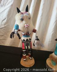 MaxSold Auction: Pair of Hopi-Style Kachina Carved Dolls, 10"–16" - San Jose (California, USA) PARTNER MANAGED Estate Sale Online Auction - Dunn Ave