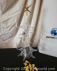 MaxSold Auction: Parisevetro Hand-Blown Glass Christmas Tree Candelabra - San Jose (California, USA) PARTNER MANAGED Estate Sale Online Auction - Dunn Ave