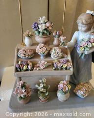 MaxSold Auction: Porcelain Girl at Flower Stand Figurine with Original Box - San Jose (California, USA) PARTNER MANAGED Estate Sale Online Auction - Dunn Ave