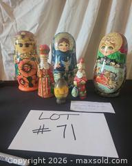 MaxSold Auction: Russian Matryoshka Nesting Dolls & Painted Wooden Ornaments - San Jose (California, USA) PARTNER MANAGED Estate Sale Online Auction - Dunn Ave