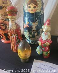MaxSold Auction: Russian Matryoshka Nesting Dolls & Painted Wooden Ornaments - San Jose (California, USA) PARTNER MANAGED Estate Sale Online Auction - Dunn Ave