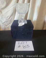 MaxSold Auction: Shannon Crystal (by Godinger) Footed Compote, 9.5" - San Jose (California, USA) PARTNER MANAGED Estate Sale Online Auction - Dunn Ave