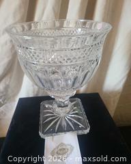 MaxSold Auction: Shannon Crystal (by Godinger) Footed Compote, 9.5" - San Jose (California, USA) PARTNER MANAGED Estate Sale Online Auction - Dunn Ave