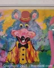 MaxSold Auction: Signed LeRoy Neiman Chuck E. Cheese Lithograph - San Jose (California, USA) PARTNER MANAGED Estate Sale Online Auction - Dunn Ave