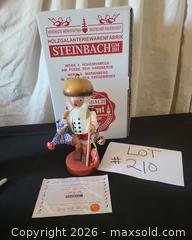 MaxSold Auction: Steinbach German Räuchermann Mushroom-Hat Smoker Figurine, 10" - San Jose (California, USA) PARTNER MANAGED Estate Sale Online Auction - Dunn Ave