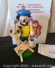 MaxSold Auction: Steinbach Wooden Räuchermann Painter/Artist Figure - San Jose (California, USA) PARTNER MANAGED Estate Sale Online Auction - Dunn Ave