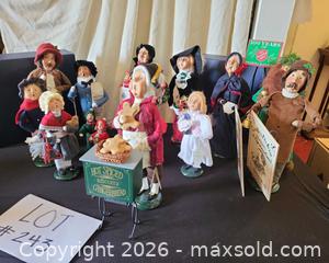 MaxSold Auction: Vintage Byers Choice Victorian Christmas Caroler Figurines, Lot of 14 - San Jose (California, USA) PARTNER MANAGED Estate Sale Online Auction - Dunn Ave