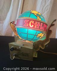 MaxSold Auction: Vintage Schlitz Illuminated Globe Bar Lamp, Jos. Schlitz Brewing Co. - San Jose (California, USA) PARTNER MANAGED Estate Sale Online Auction - Dunn Ave