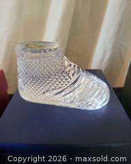 MaxSold Auction: Waterford Crystal Millennium Collection Bell, Shoe & Bonbon Dish - San Jose (California, USA) PARTNER MANAGED Estate Sale Online Auction - Dunn Ave