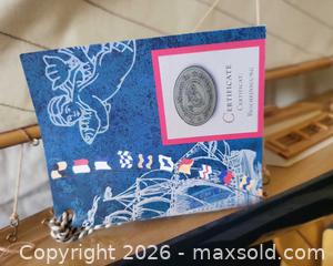 MaxSold Auction: Wooden Decorative Gaff?Rigged Sloop Model Sailboat - San Jose (California, USA) PARTNER MANAGED Estate Sale Online Auction - Dunn Ave