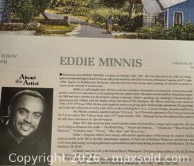 MaxSold Auction: Authentic 1992 Eddie Minnis “Gregory Town” Framed Print - Cumming (Georgia, USA) SELLER MANAGED Estate Sale Online Auction -  James Burgess Road (Storage)