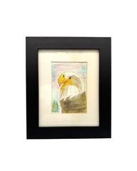 MaxSold Auction: Authentic Framed Color Pencil Sketch American Bald Eagle K. Weiss 2013 - Cumming (Georgia, USA) SELLER MANAGED Estate Sale Online Auction -  James Burgess Road (Storage)
