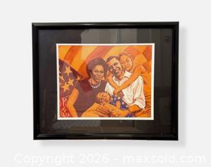 MaxSold Auction: Authentic Jerome Lawrence “American Dream, The First Family” Framed Print - Cumming (Georgia, USA) SELLER MANAGED Estate Sale Online Auction -  James Burgess Road (Storage)