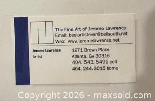 MaxSold Auction: Authentic Jerome Lawrence “American Dream, The First Family” Framed Print - Cumming (Georgia, USA) SELLER MANAGED Estate Sale Online Auction -  James Burgess Road (Storage)