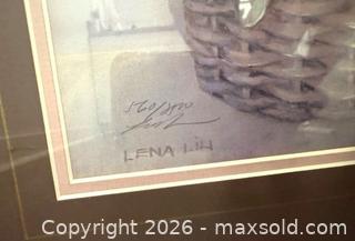 MaxSold Auction: Framed Lena Liu Sweet Pea Floral Bouquet Signed & Numbered Lithograph w/ COA - Cumming (Georgia, USA) SELLER MANAGED Estate Sale Online Auction -  James Burgess Road (Storage)