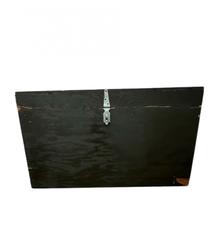 MaxSold Auction: Vintage Military Foot Locker Wooden Trunk USA Army Green 32x16x18 Military Decor - Cumming (Georgia, USA) SELLER MANAGED Estate Sale Online Auction -  James Burgess Road (Storage)