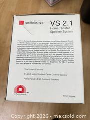 MaxSold Auction: Audio source speakers in box - Vallejo (California, USA) SELLER MANAGED Estate Sale Online Auction - Georgia Street