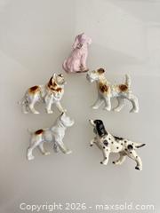 MaxSold Auction: Five small vintage ceramic dogs - Vallejo (California, USA) SELLER MANAGED Estate Sale Online Auction - Georgia Street