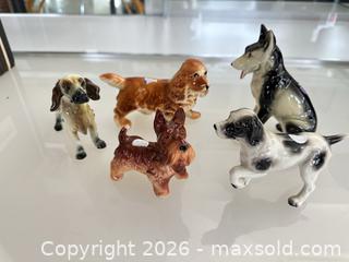 MaxSold Auction: Five vintage ceramic dogs - Vallejo (California, USA) SELLER MANAGED Estate Sale Online Auction - Georgia Street