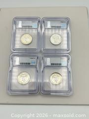 MaxSold Auction: Lot of four 1958 quarters in cases - Vallejo (California, USA) SELLER MANAGED Estate Sale Online Auction - Georgia Street