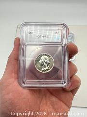 MaxSold Auction: Lot of four 1958 quarters in cases - Vallejo (California, USA) SELLER MANAGED Estate Sale Online Auction - Georgia Street