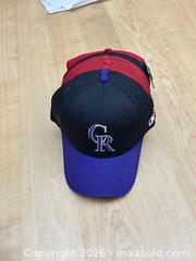 MaxSold Auction: Lots of 13 never-worn sports hats - Vallejo (California, USA) SELLER MANAGED Estate Sale Online Auction - Georgia Street