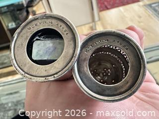 MaxSold Auction: Pair of sterling silver salt and pepper shakers - Vallejo (California, USA) SELLER MANAGED Estate Sale Online Auction - Georgia Street