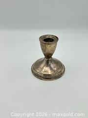 MaxSold Auction: Pair of Weighted Sterling silver candleholders - Vallejo (California, USA) SELLER MANAGED Estate Sale Online Auction - Georgia Street