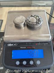 MaxSold Auction: Sterling silver box lids, 48.0 g - Vallejo (California, USA) SELLER MANAGED Estate Sale Online Auction - Georgia Street