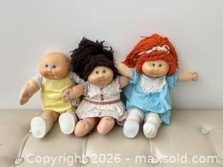 MaxSold Auction: Three Cabbage Patch Kid dolls - Vallejo (California, USA) SELLER MANAGED Estate Sale Online Auction - Georgia Street