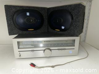 MaxSold Auction: Two speakers and an amplifier - Vallejo (California, USA) SELLER MANAGED Estate Sale Online Auction - Georgia Street