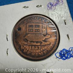MaxSold Auction: 1837 coin - Leeds And The Thousand Islands (Ontario, Canada) SELLER MANAGED Downsizing Online Auction - Prince Street