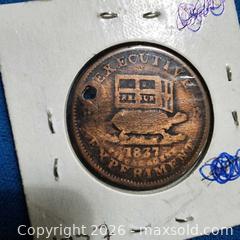MaxSold Auction: 1837 coin - Leeds And The Thousand Islands (Ontario, Canada) SELLER MANAGED Downsizing Online Auction - Prince Street
