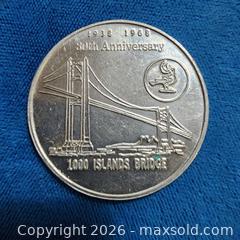 MaxSold Auction: 1938-1968 1000 Island Bridge  Token - Leeds And The Thousand Islands (Ontario, Canada) SELLER MANAGED Downsizing Online Auction - Prince Street